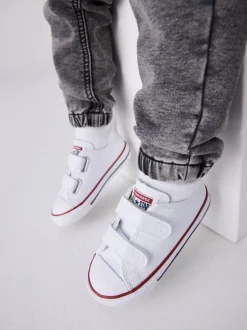 Converse Blanc - Baskets Chuck Ox 2V pour bébé Online