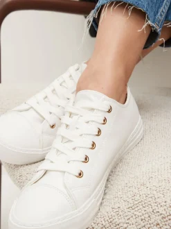 Next Blanc - Baskets de baseball vernies Hot