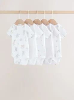 Next Blanc - Bodys pour bébés Manches courtes 5 Pack Best