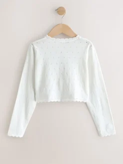 Next Blanc - Boléro Butterfly Occasion (3-16ans) Outlet