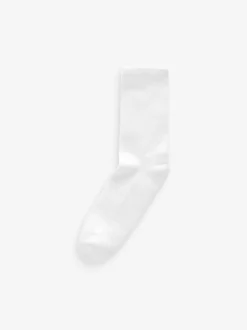 Next - Chaussettes de sport à semelles coussinées 3 Pack avec soutien de la voûte plantaire Blanc New