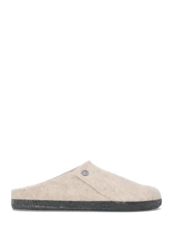 Birkenstock Blanc - Chaussons Zermatt en peau de mouton Outlet