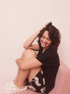 Next Blanc - Chaussons mules Borg Cœur Sale