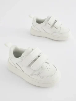 Next Blanc - Chaussures bébé Splash en cuir à fermeture scratch Best