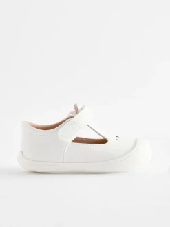 Next Blanc - Chaussures bébé style salomé