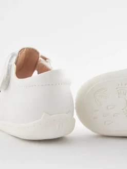 Next Blanc - Chaussures bébé style salomé
