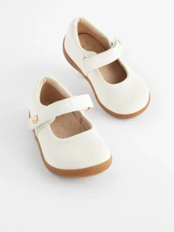 Next Blanc - Chaussures First Walker Mary Jane Clearance