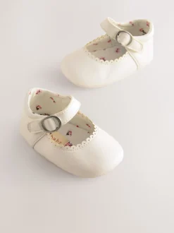 Next Blanc - Chaussures Mary Jane pour bébé (0-24mths) Clearance
