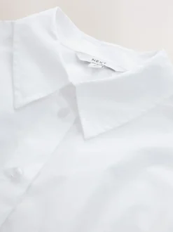 Next Blanc - Chemise ajustée à taille cintrée Clearance