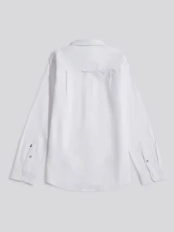 U.S. Polo Assn Blanc - Chemise Oxford Garçons Best