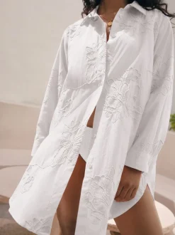 Next Blanc - Chemise texturée Cornelli Sale