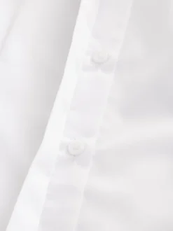 Next Blanc - Chemises d’école ajustées à manches courtes Lot de 2 (3-18ans) New