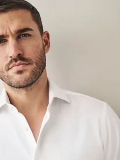 Next Blanc - Chemises Signature manches longues 100% coton Pima Hot