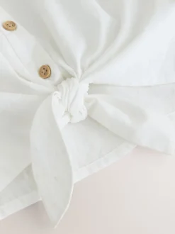 Next Blanc - Chemisiers noué sur le devant (3-16ans) Best