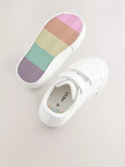 Next Blanc - Chunky Trainers With Fermeture par contact Discount