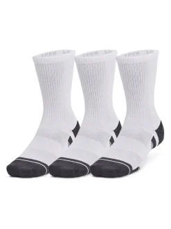 Under Armour Blanc - Col rond - Lot de 3 chaussettes Performance Tech Best