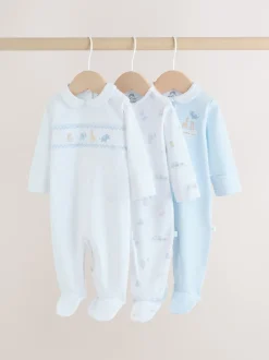 Next Blanc - Combinaisons de nuit pour bébé 3 Pack (0-2ans) New