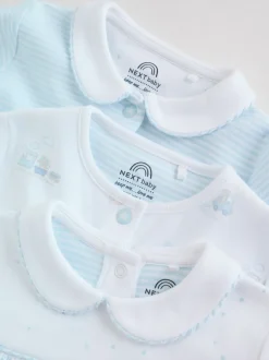 Next Blanc - Combinaisons de nuit pour bébé 3 Pack (0-2ans) New