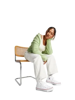 Converse Blanc - Chuck Taylor All Star High Trainers Clearance