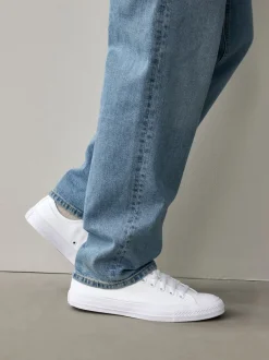 Converse Blanc - Chuck Taylor All Star Ox Trainers Hot