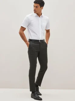 Next Blanc - Coupe classique Easy Care Smart Chemises Clearance