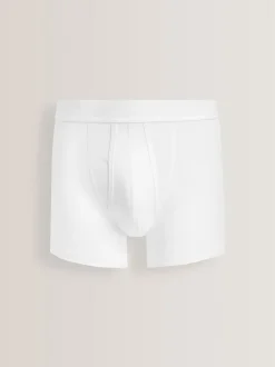 Next - Coupe standard - Caleçon A-Front 10 Pack Blanc Outlet