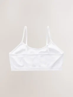 Next Blanc - Crop Tops sans couture 2 Lot (7-16ans) New