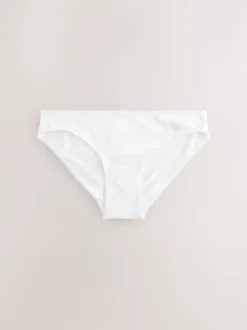 Next - Culotte en coton riche 5 Pack Blanc Sale