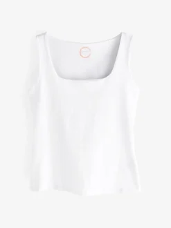 Next - Débardeur avec encolure carrée Blanc Discount
