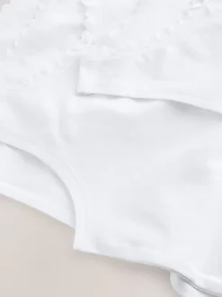 Next Blanc - Débardeur blanc à bordure en dentelle (1.5-16ans) Sale