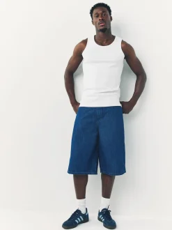 Next Blanc - débardeur côtelé 2 Lot New