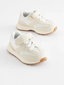 Next Blanc - Elastic Lace Fermeture par contact Trainers New