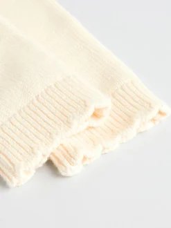 Next Blanc - Ensemble cardigan en maille à nœud à volants (0mois-3ans) Sale