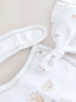 Next Blanc - Ensemble Combinaison de nuit et chapeau BÉBÉ (0-12mois) Outlet