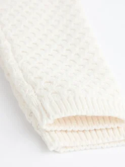 Next Blanc - Ensemble pull et pantalon en maille bébé (0mois-2ans) Sale