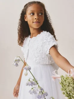 Next Blanc - Flower Girl Occasion Boléro (3-12ans) Hot