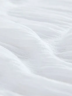 Next Blanc - Haut froncé à Manches longues et Col rond