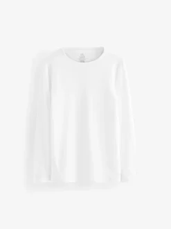 Next Blanc - Kind To Skin Manches longues T-shirt 2 Lot (9mths-12yrs) Online