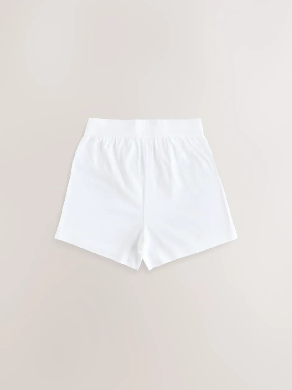 Next Blanc - Lot 5 100boxers amples % coton (1.5-16ans) New