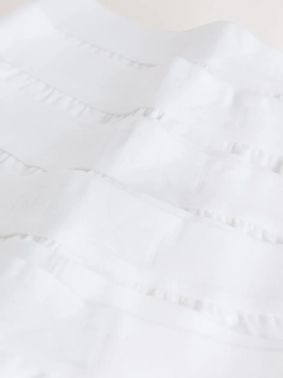 Next Blanc - Lot 5 100boxers amples % coton (1.5-16ans) New