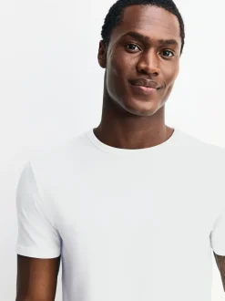 Next Blanc - Lot de 2 - T-shirt à superposition modale Hot