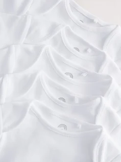 Next Blanc - Lot de 5 bodys à manches courtes pour dysplasie de la hanche Clearance