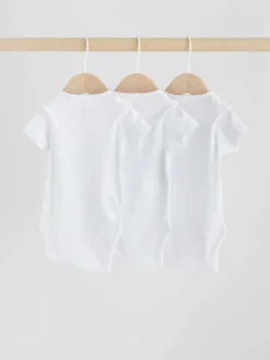 Next Blanc - Lot de 3 bodys Kind To Skin bébé