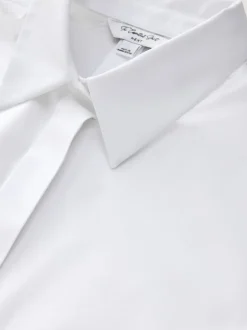 Next Blanc - Lot de 2 chemises ajustées extensibles indispensables à manches longues Hot