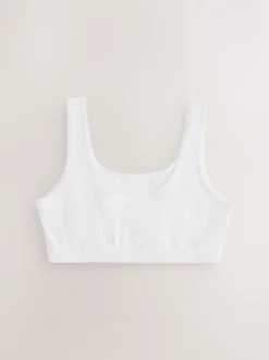 Next - Lot de 3 crop tops (5-16 ans) Blanc Hot