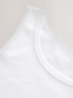 Next Blanc - Lot de 5 débardeurs (1.5-16ans) Online