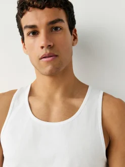 Next Blanc - Lot de 10 gilets à superposer 100% coton Sale