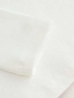 Next - Lot de 3 Hauts à manches longues côtelés (3-16ans) Blanc New