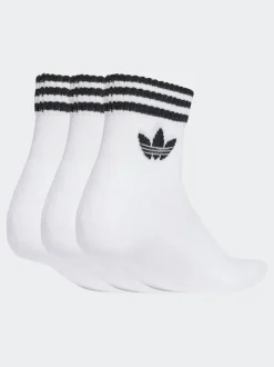 adidas originals Blanc - Lot de 3 paires de Chaussettes Sale
