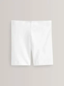 Next Blanc - Lot de 2 shorts de vélo extensibles en coton riche (3-16ans) Hot